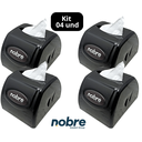 Ver imagem 2 de Kit 4 Dispenser Porta Guardanapo Interfolhado Preto Nobre