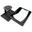 Ver imagem 5 de Kit 4 Dispenser Porta Guardanapo Interfolhado Preto Nobre