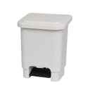 Ver imagem 2 de Lixeira 15l Retangular C/pedal Branco Lar Plasticos 13199