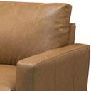 Ver imagem 2 de Poltrona Decorativa para Sala Living Industrial 88cm Dijon L06 Couro Camel - Lyam Decor