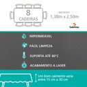 Ver imagem 6 de Toalha de Mesa Térmica Retangular Salehtex 1,38m X 2,50m Galinha Gourmet