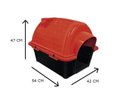 Ver imagem 2 de Casinha Iglu para Cães em Plástico Nº 2 Cores Variadas - Preto