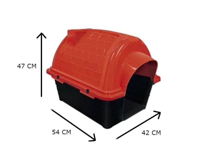 Casinha Iglu para Cães em Plástico Nº 2 Cores Variadas - Preto - 2