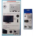 Ver imagem 3 de Suporte TV Fixo Universal Caixa Em Aço Até 71 Polegadas - 4 Unidades