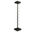 Ver imagem 1 de Kit Expositor de Calçados com 1 Coluna e 15 Suportes Aramados Screw Comac Preto