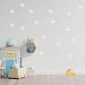 Kit Adesivos Parede Borboleta Rosa Bebe Quarto Infantil - 1