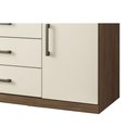 Ver imagem 6 de Cômoda Casal 1.4 Plus C/ 1 Porta e 4 Gavetas Jatoba - Santos Andirá