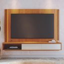 Ver imagem 5 de Painel Home Suspenso Loa para Tv até 75 Polegadas com Led Freijo-off White Matte Freijo-off White