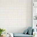 Ver imagem 2 de Papel de Parede Adesivo Grid Colorido Lavável Fosco 10m