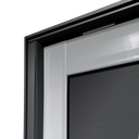 Ver imagem 6 de Porta Pivotante Alumínio Lamb.Evolution c/Pux.e.Elite Mix Preto 216x150 Brimak