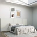 Ver imagem 1 de Cabeceira para Cama Casal/queen 280cm Dalla Costa 100% Mdf Cor:off White