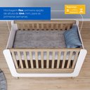 Ver imagem 7 de Berço Mini Cama 2 em 1 MDF Sophia Espresso Móveis Marrom Branco/Jequitibá