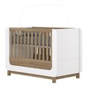 Ver imagem 3 de Berço Mini Cama 2 em 1 MDF Sophia Espresso Móveis Marrom Branco/Jequitibá