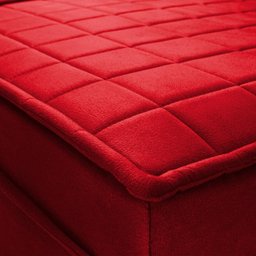 Sofá Retrátil Reclinável 3 Lugares com Molas 2,00m Quantum Suede Velut Vermelho - King House - 8