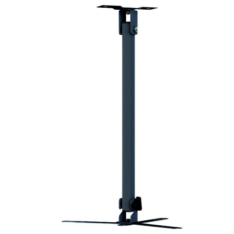 SUPORTE PROJETOR DATASHOW TETO BRAÇO 40 CM PRETO