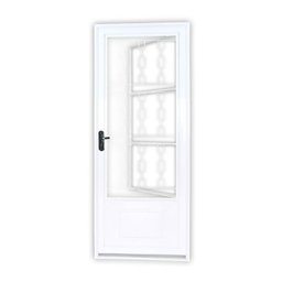 Porta de Aço Postigo 215x85cm com Grade Elo Minas Sul MGM - 1