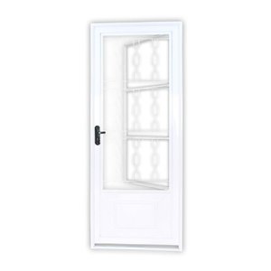 Porta de Aço Postigo 215x85cm com Grade Elo Minas Sul MGM