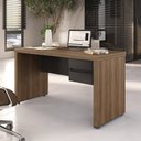 Ver imagem 1 de Mesa para Escritório Diretor em Tamburato com 2 Gavetas 140cm Elegance Marrom Artany