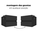 Ver imagem 7 de Mesa para Escritório Diretor em Tamburato com 2 Gavetas 140cm Elegance Marrom Artany