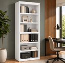 Ver imagem 5 de Estante Livreiro para Livros Decoração Escritório Branco