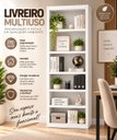 Ver imagem 3 de Estante Livreiro para Livros Decoração Escritório Branco