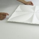 Ver imagem 2 de Placa 3D Autoadesiva Revestimento Pop Cairo 50x50cm - 0,50 x 0,50cm - 4 Unidades