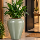 Ver imagem 1 de Vaso de Fibra de Vidro Bali U 71cm Vitrificado Grande