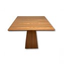 Ver imagem 1 de Mesa de Jantar Loft 4 Lugares Quadrada MDF 130cm Freijó Modelar Art Móveis