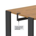 Ver mais imagens de Guarda-Roupa Closet Modulado 70cm Cabideiro e 2 Gavetas Siena Yescasa Marrom/Preto
