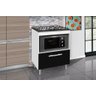 Balcao Gabinete P/ Cooktop 05 Bocas E P/ Forno Bur Cores Bpm PASSE BEM - 5