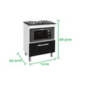 Ver imagem 6 de Balcao Gabinete P/ Cooktop 05 Bocas E P/ Forno Bur Cores Bpm PASSE BEM