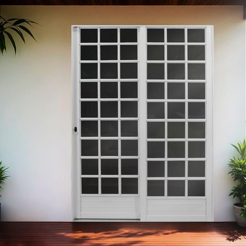 Porta de Aço de Correr 215x160cm Minas Sul Mgm Abertura Direita