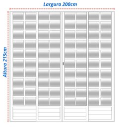 Porta de Aço de Correr 215x200cm Minas Sul MGM - 7
