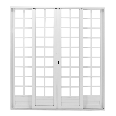 Porta de Aço de Correr 215x200cm Minas Sul Mgm Ambos os Lados