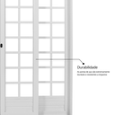 Ver mais imagens de Porta de Aço de Correr 215x200cm Minas Sul MGM Ambos Os Lados Branco