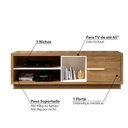 Ver imagem 3 de Rack Ammo para TV de até 65 - Natural/Off White
