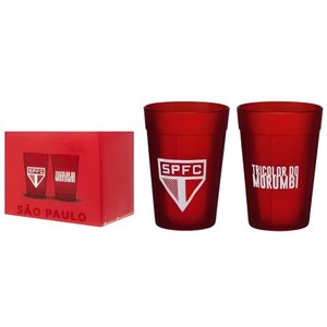 Copo Americano Prime São Paulo 190 Ml Luva com 2 Unidades - Allmix