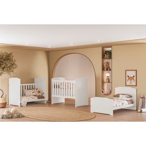 Berço Americano 3 em 1 Multifuncional Mini Cama e Sofá em Mdf