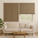 Ver imagem 1 de Persiana Horizontal Pvc 25mm Block Luxo 200larg X 160alt Café (2 Pçs) - Quarto/sala/ Escritório/cozi