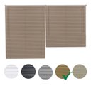 Ver imagem 2 de Persiana Horizontal Pvc 25mm Block Luxo 200larg X 160alt Café (2 Pçs) - Quarto/sala/ Escritório/cozi