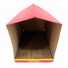 Casinha Com Brinquedo Arranhador Para Gatos Em Papelão - 4