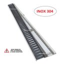 Ver imagem 3 de Ralo Linear 5cm x 50cm Inox 304 com Suporte e Tela Anti Insetos Borda de Piscina Ficone Reis