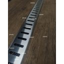 Ver imagem 5 de Ralo Linear 5cm x 50cm Inox 304 com suporte e Tela Anti Insetos Borda de Piscina Ficone Reis