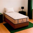 Ver imagem 1 de Cama Box Baú Solteiro e Colchão Madrid Molas V-store Cor:marrom