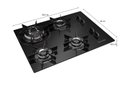 Ver imagem 5 de Cooktop Mueller 4 Bocas com Queimador Tripla Chama Mcg4bc Bivolt
