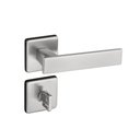 Ver imagem 5 de Pado Quadra Fechadura 55mm para Banheiro e Wc Roseta Quadrada Cromado Acetinado