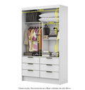 Ver imagem 2 de Guarda Roupa Sevilha 2 Portas Branco - Carioca Móveis