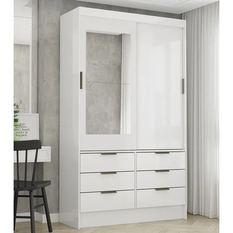 Guarda Roupa Sevilha 2 Portas Branco - Carioca Móveis