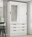 Ver imagem 1 de Guarda Roupa Sevilha 2 Portas Branco - Carioca Móveis