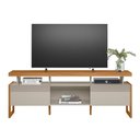 Ver imagem 5 de Rack Esmeralda Tv de até 70" Nature/off White Linea Brasil
